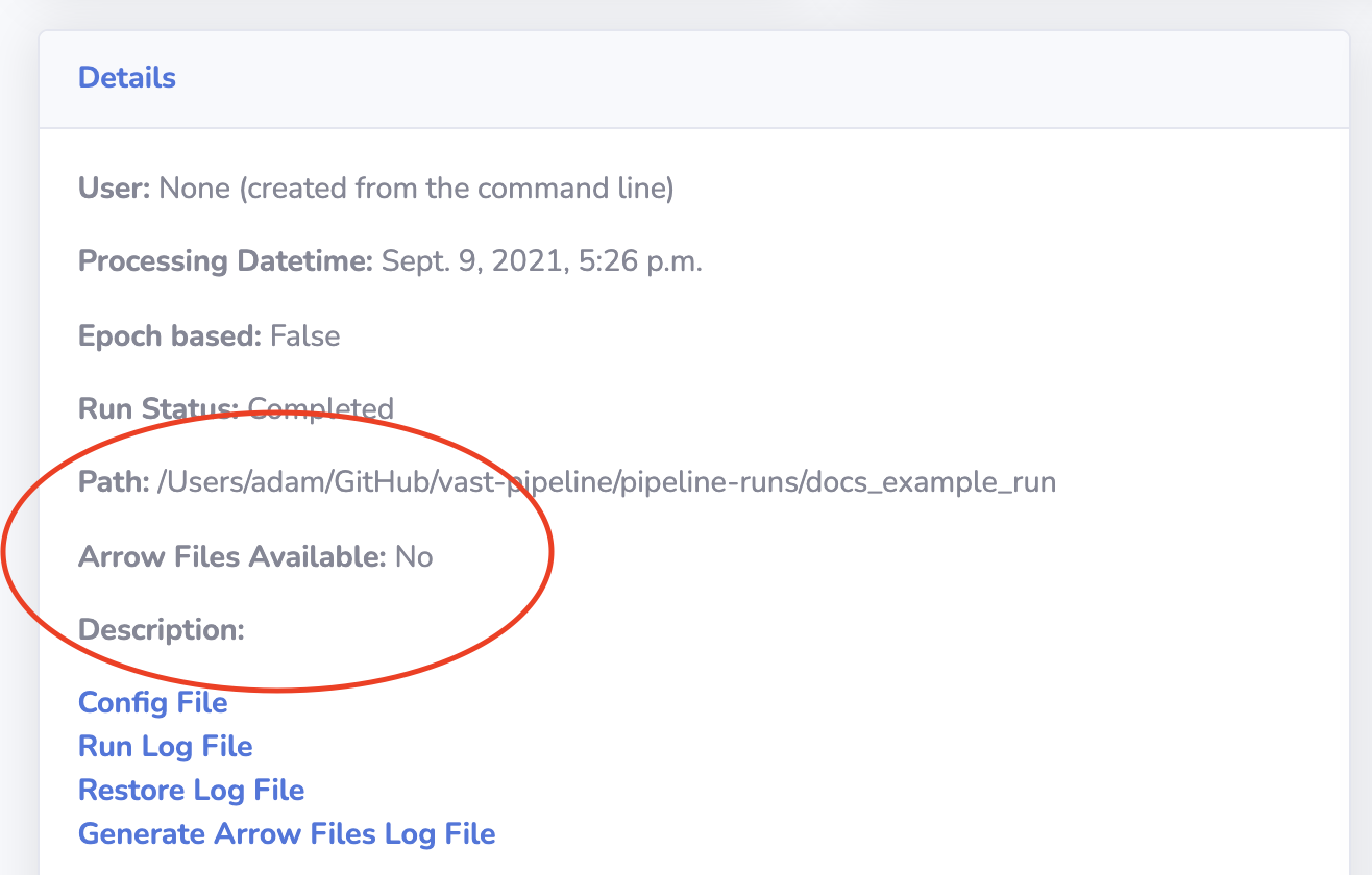 Arrow files available.